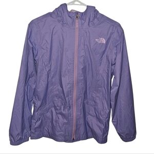 The‎ North Face Windbreaker Jacket-Kids Girls-XLarge (18)-Purple/Pink